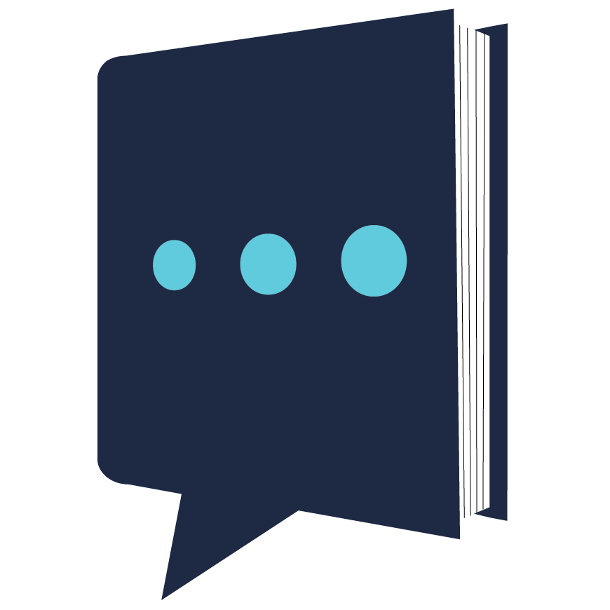 Illustration of a conversation box